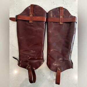 Vintage UGG half Chaps, Leather and Shearling